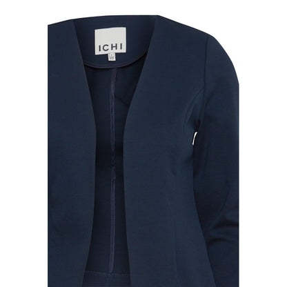 ICHI Blue Polyester Blazer ICHI