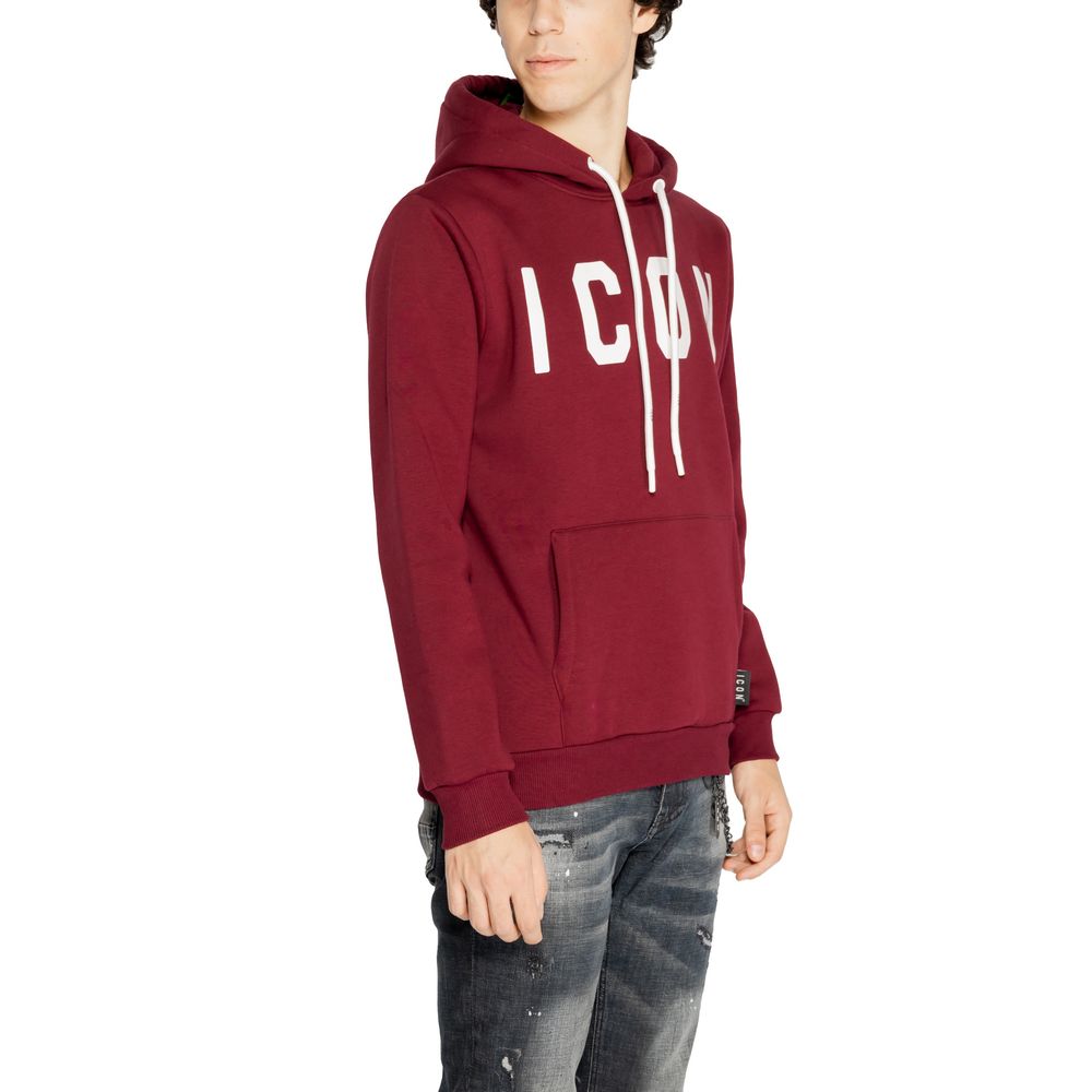 Icon Bordeaux Cotton Hoodie Icon