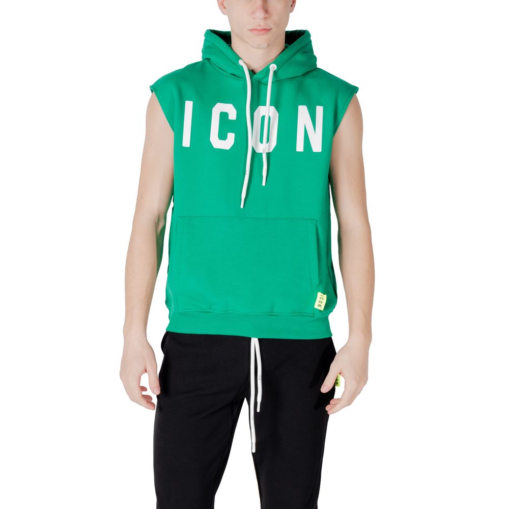 Icon Green Cotton Hoodie Icon