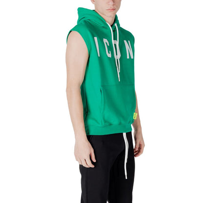 Icon Green Cotton Hoodie Icon