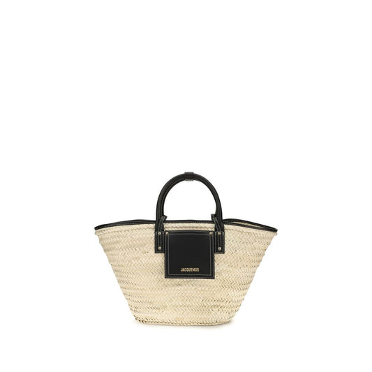 Jacquemus Beige Raffia Handbag