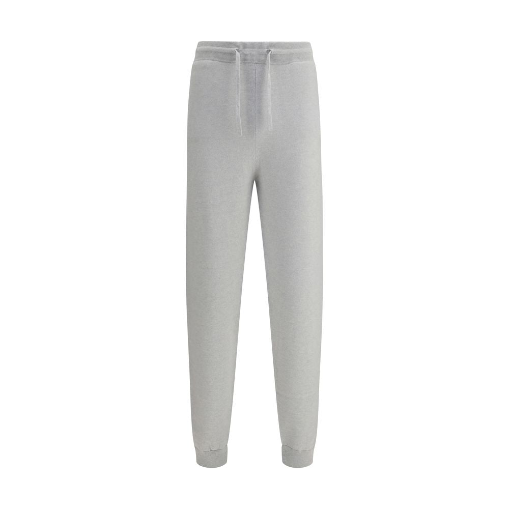 Kiton Gray Elastane Casual Pants Kiton