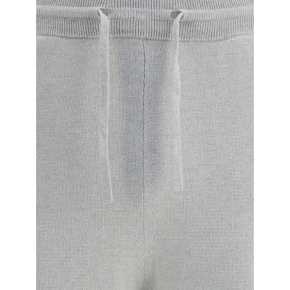 Kiton Gray Elastane Casual Pants Kiton