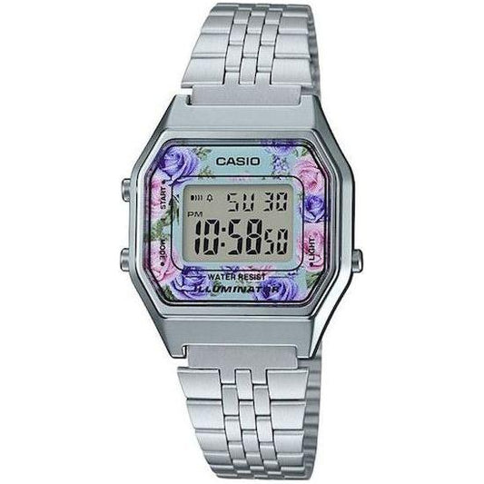 CASIO VINTAGE LADY STEEL FLOWERS WATCHES CASIO COLLECTION & VINTAGE