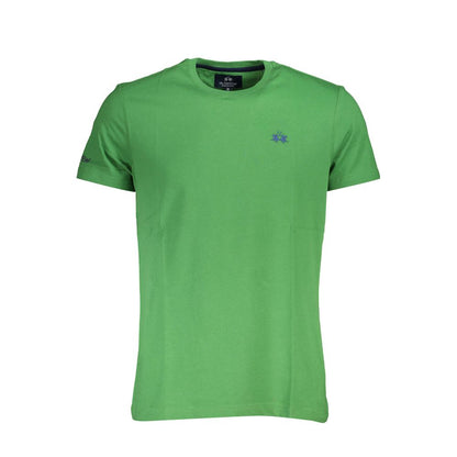 La Martina Verde Cotton Men T-Shirt