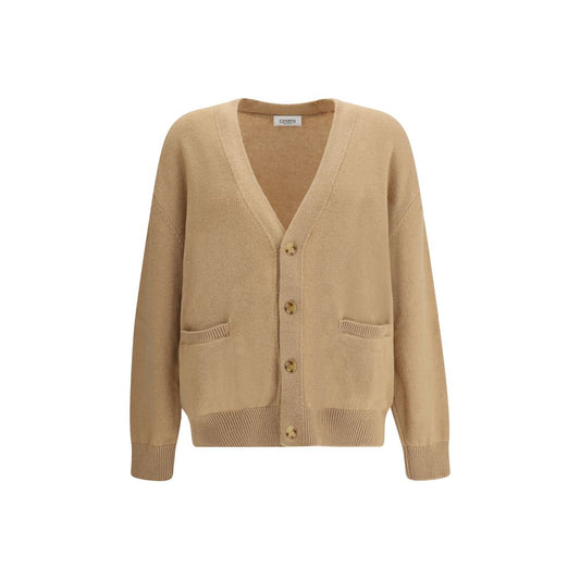 Laneus Beige Merino Wool Cardigan