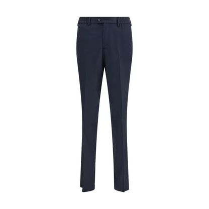 Lardini Blue Fleece Wool Chino Pants
