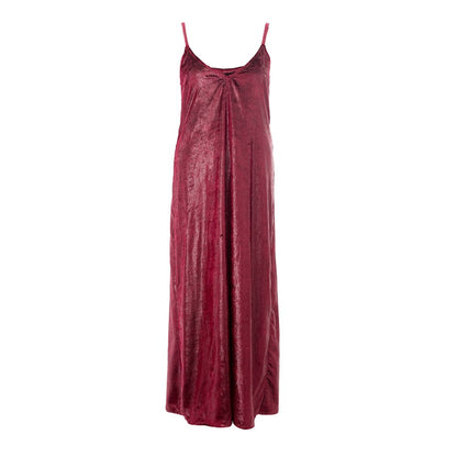 Lardini Bordeaux Polyester Cocktail Dress Lardini