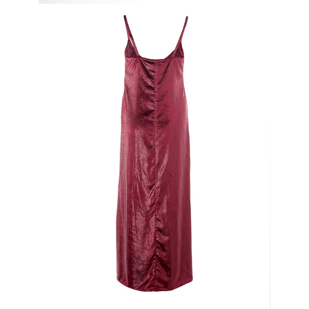 Lardini Bordeaux Polyester Cocktail Dress Lardini