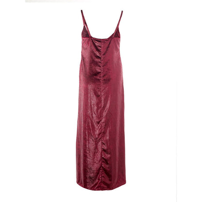 Lardini Bordeaux Polyester Cocktail Dress Lardini