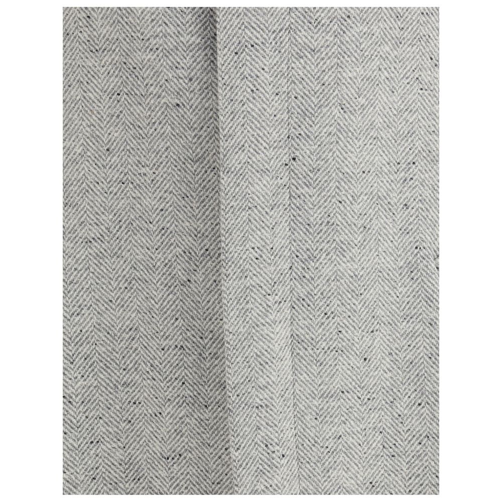 Lardini Gray Fleece Wool Coat Lardini