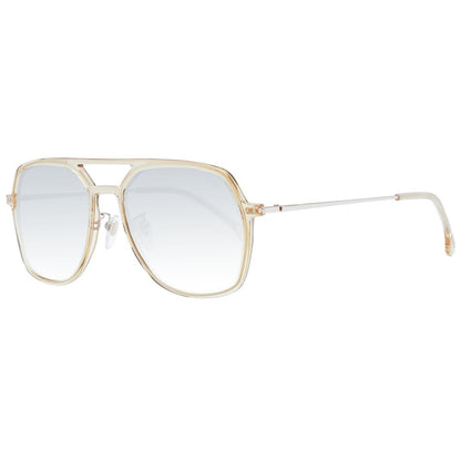 Lozza Beige Acetate & Plastic Sunglasses Lozza
