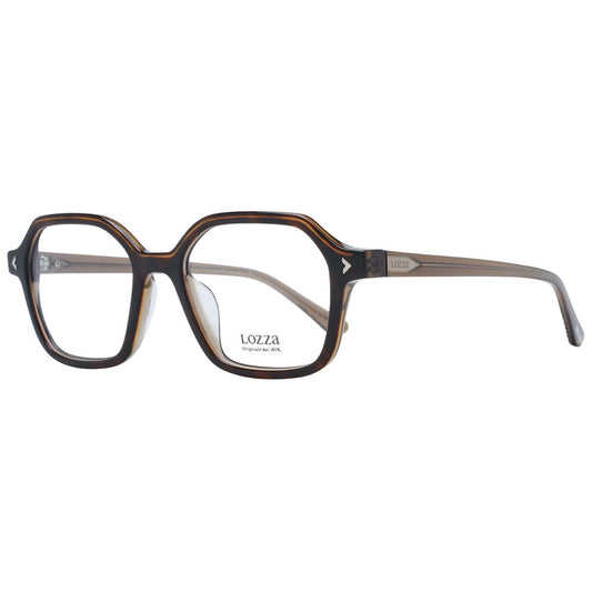 Lozza Brown Acetate & Plastic Glasses (Frames) Lozza