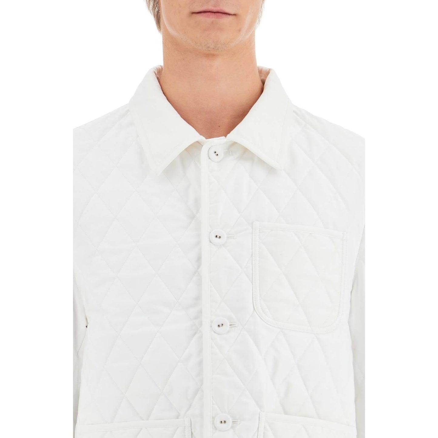 Thom Browne lightweight quilted cotton jacket Vests Thom Browne