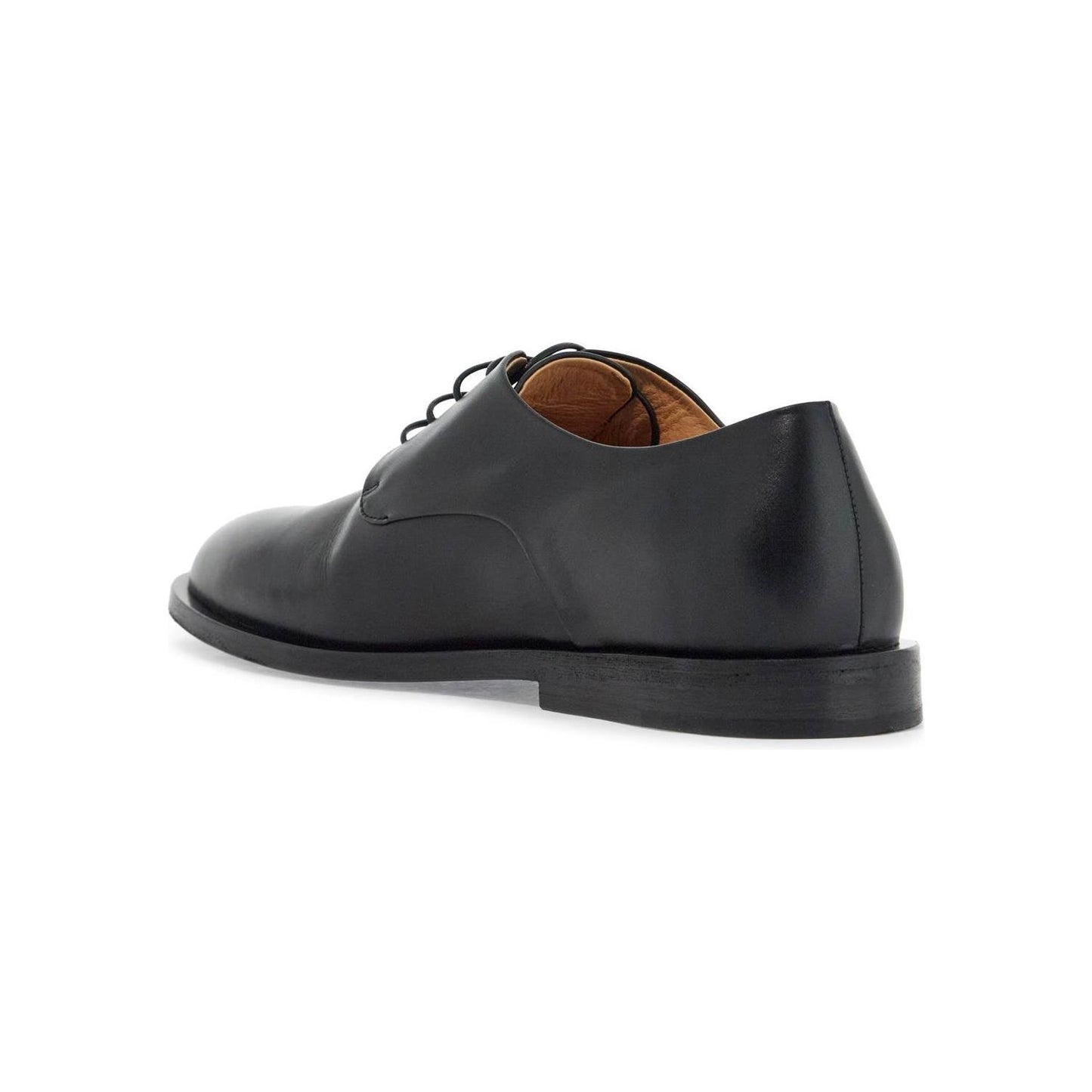 Marsell black calf leather derby shoes with glossy finish Lace-ups Marsell Dark Slate Gray