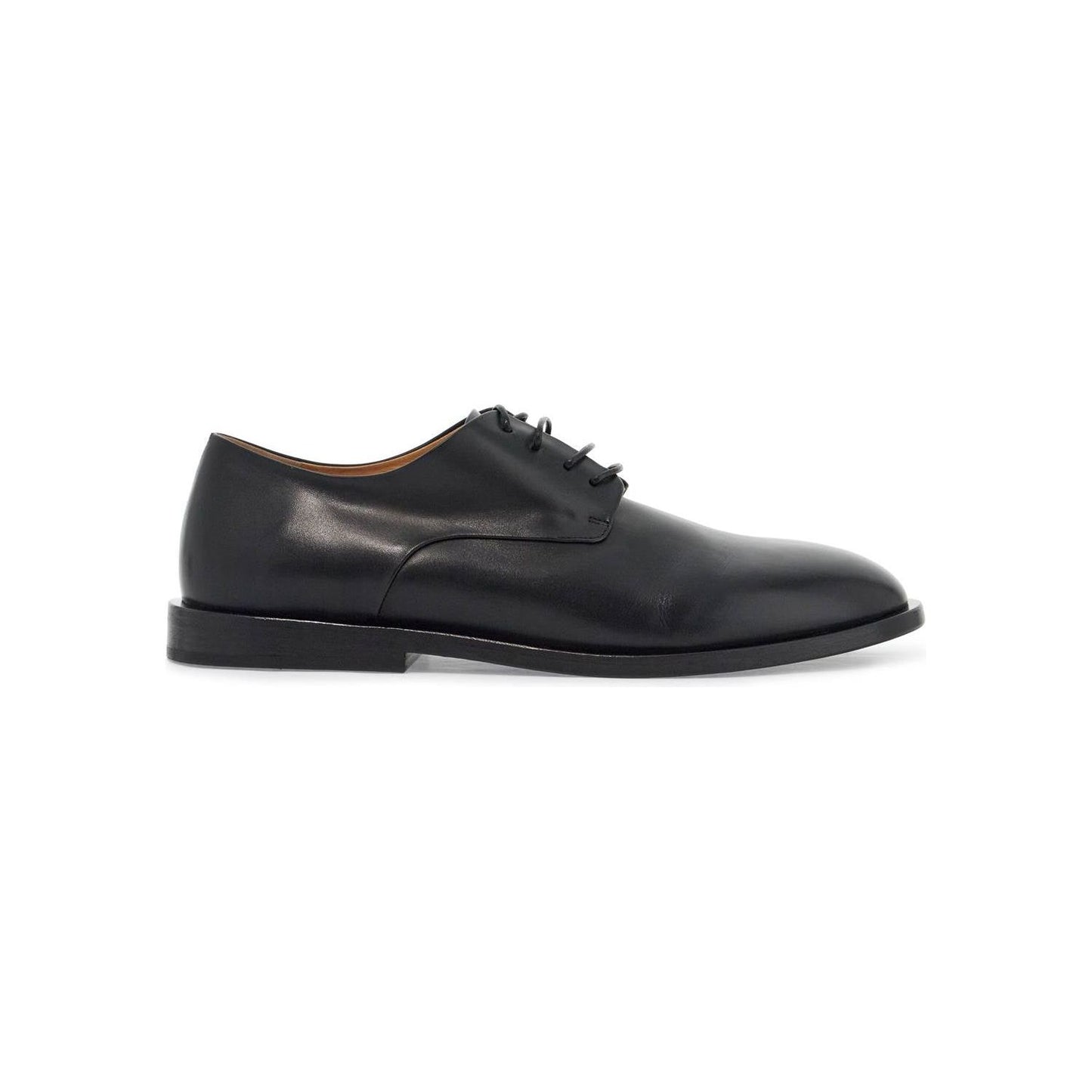 Marsell black calf leather derby shoes with glossy finish Lace-ups Marsell Dark Slate Gray