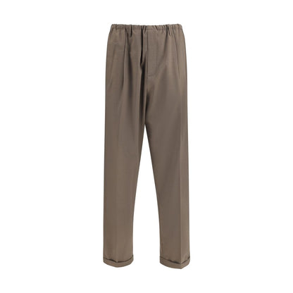Magliano Brown Polyester Casual Pants Magliano