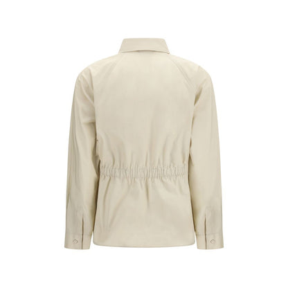 Max Mara Beige Cotton Shell Jacket 1728,72470364320,Beige,Clothing,IT40 | M,IT44 | L,Jackets & Coats - Clothing,Max Mara,New with tags,Shell Jackets - Jackets & Coats - Clothing,Women