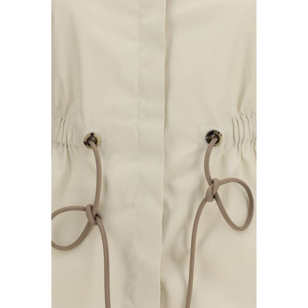 Max Mara Beige Cotton Shell Jacket 1728,72470364320,Beige,Clothing,IT40 | M,IT44 | L,Jackets & Coats - Clothing,Max Mara,New with tags,Shell Jackets - Jackets & Coats - Clothing,Women