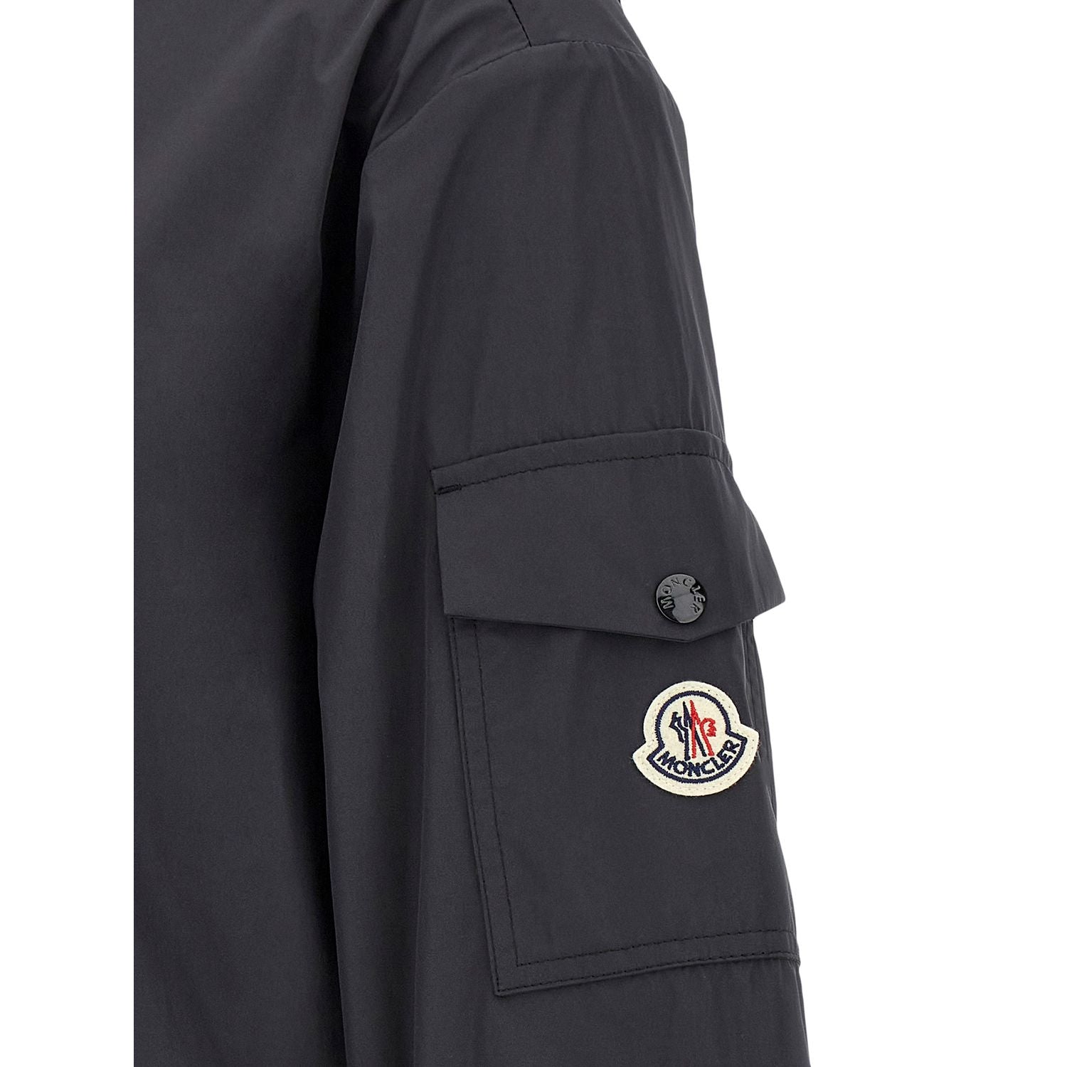 Moncler Black Polyester Shell Jacket
