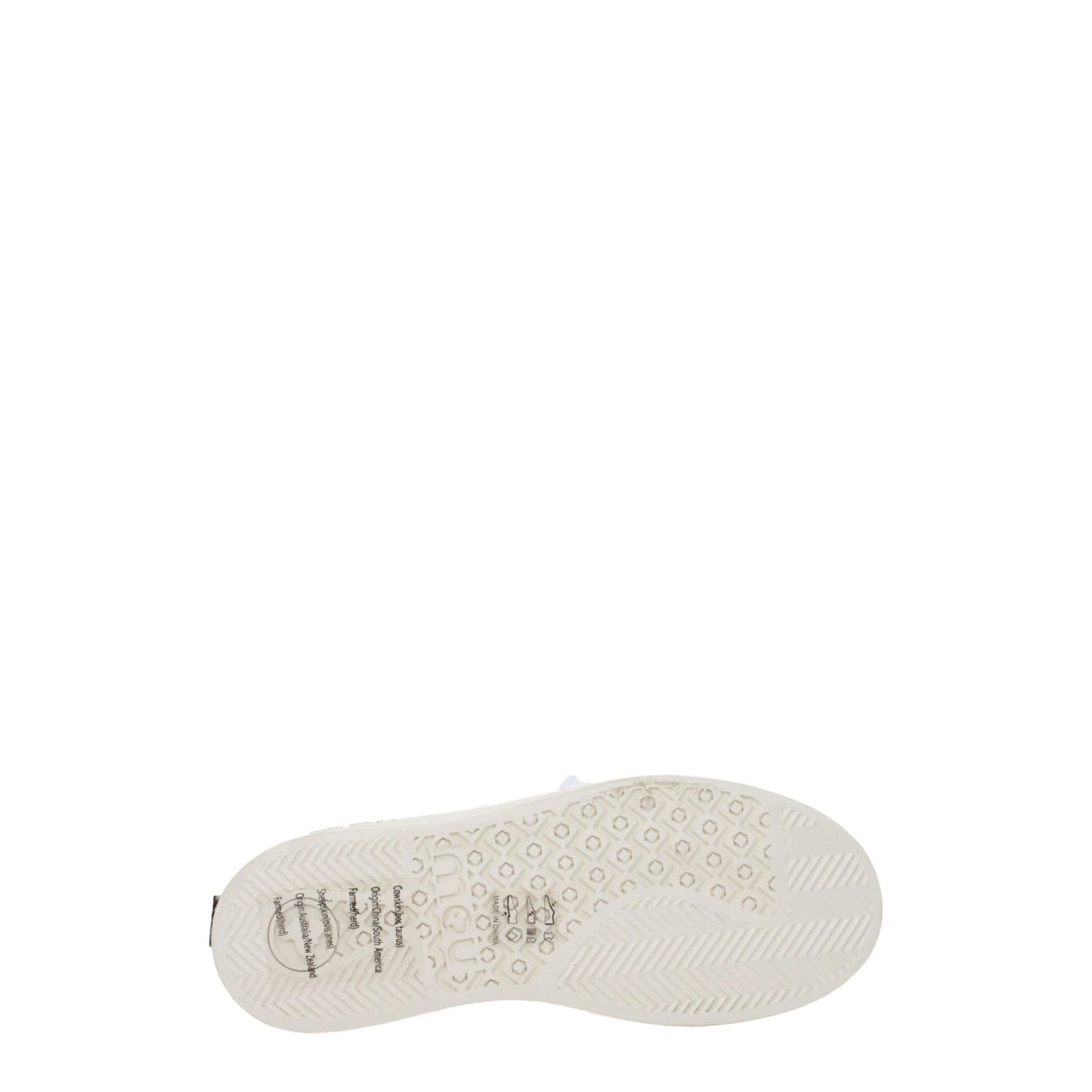 Mou Gray Leather Low Top Sneakers Mou