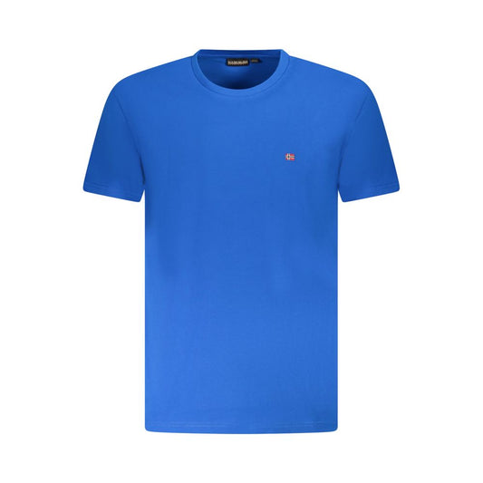 Napapijri Azzurro Cotton Men T-Shirt