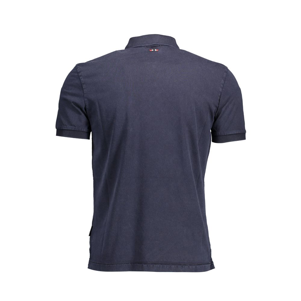 Napapijri Blu Cotton Men Polo