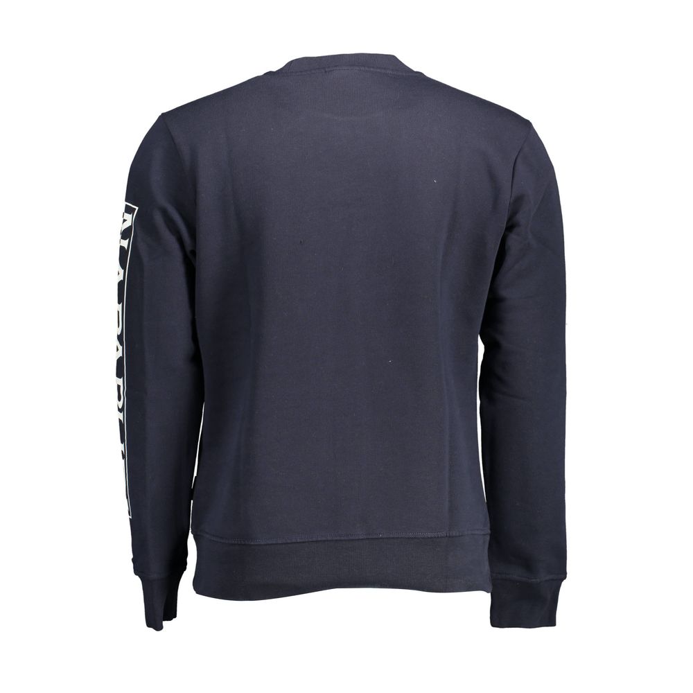 Napapijri Blue Cotton Men's Sweatshirt