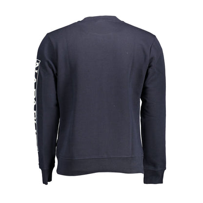 Napapijri Blue Cotton Men's Sweatshirt