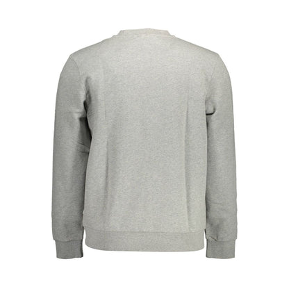 Napapijri Grigio Cotton Men Sweatshirt