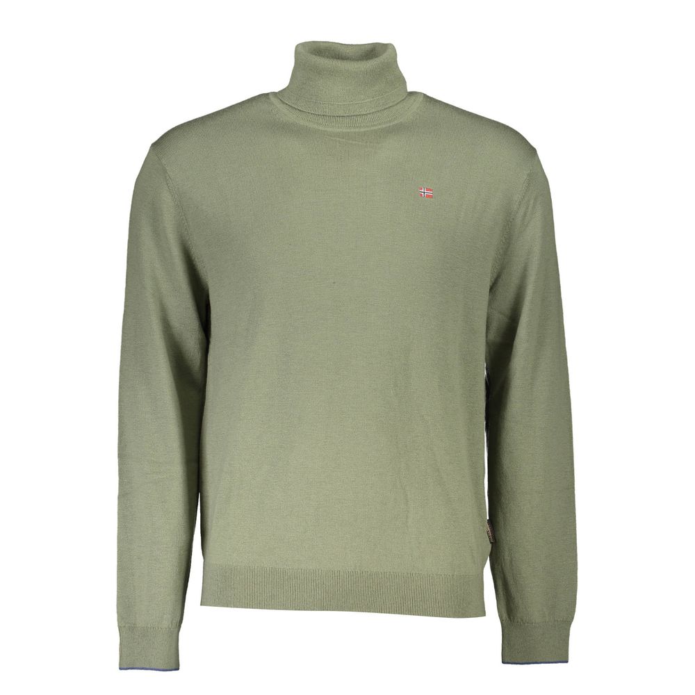 Napapijri Verde Wool Men Sweater