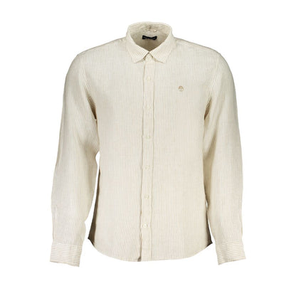 North Sails Beige Linen Men's Shirt