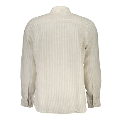 North Sails Beige Linen Men's Shirt