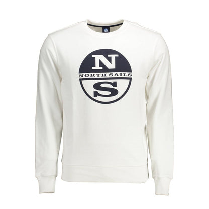 North Sails Bianco Cotton Men's Sweatshirt