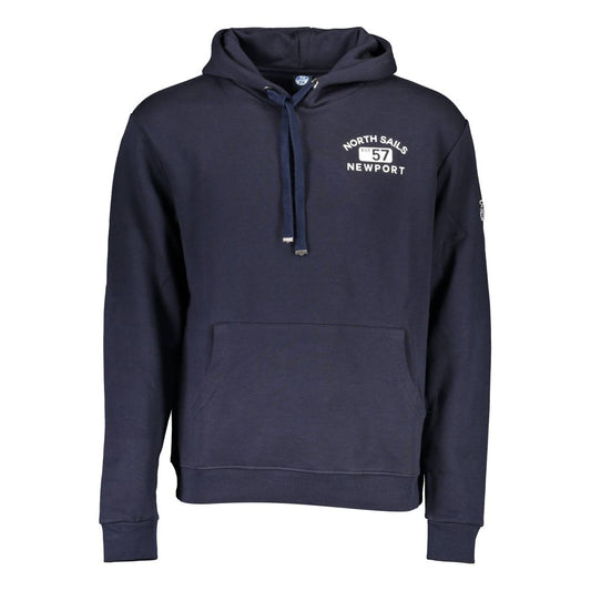 North Sails Blue Cotton Men's Sweatshirt