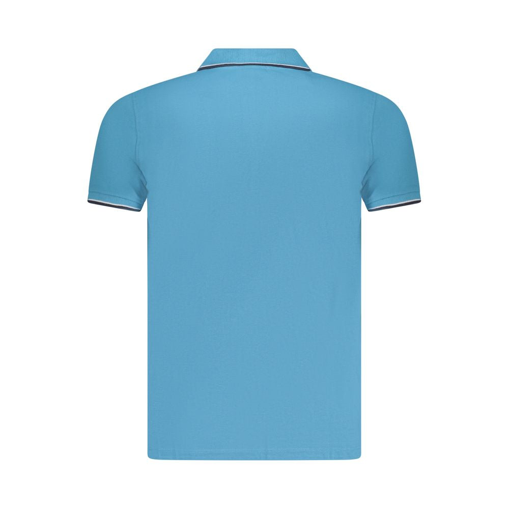 Norway 1963 Azzurro Cotton Men Polo