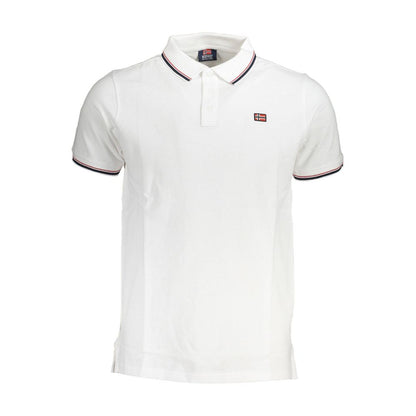 Norway 1963 Bianco Cotton Men Polo