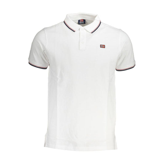 Norway 1963 Bianco Cotton Men Polo