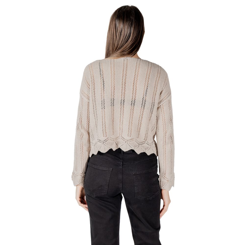 Only Beige Recycled Cotton Sweatshirt