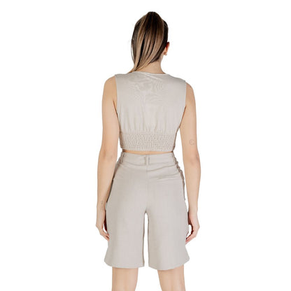 Only Beige Viscose Top Only