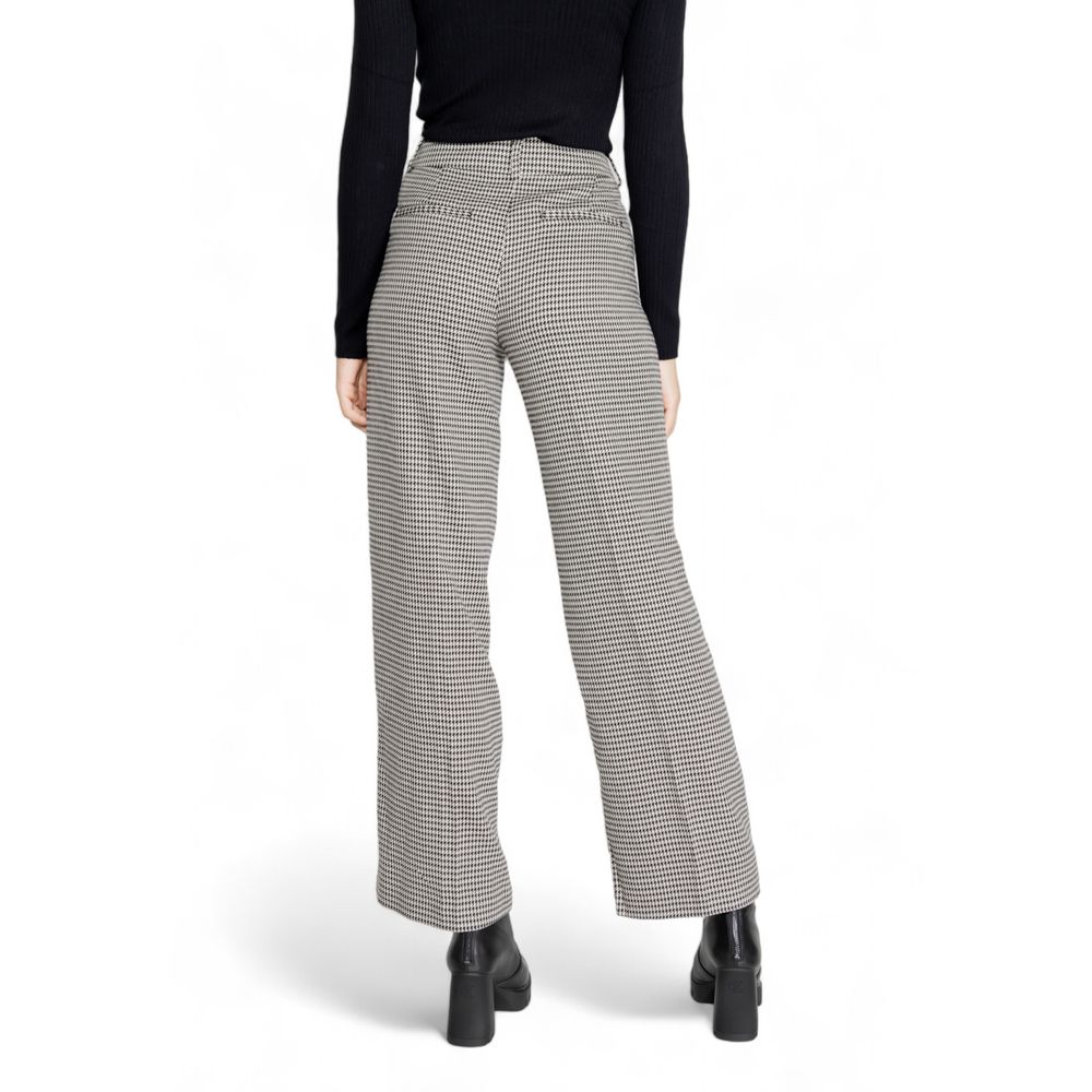 Only Black Polyester Flared Pants Only