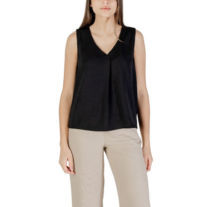 Only Black Recycled Polyester Tank Top Only