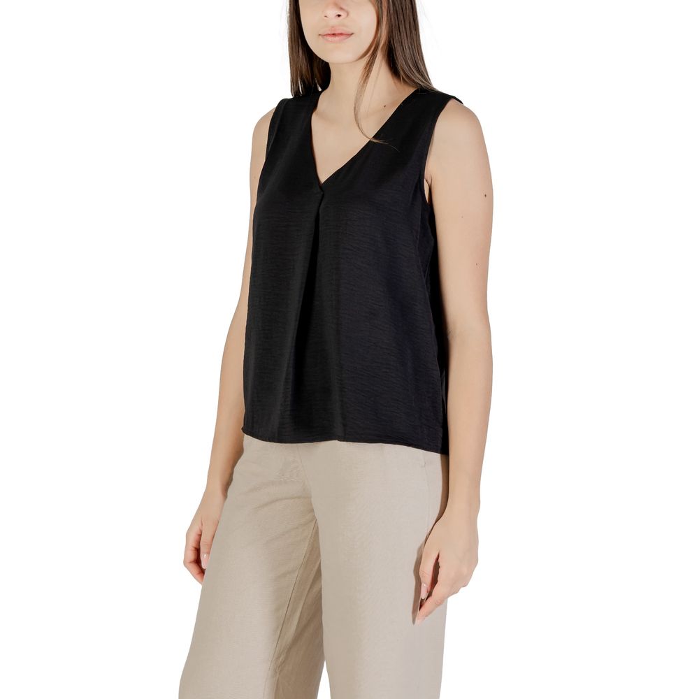 Only Black Recycled Polyester Tank Top Only