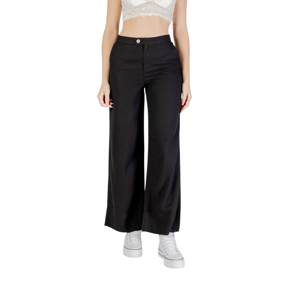 Only Black Viscose Pants Only