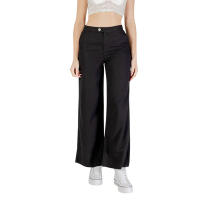 Only Black Viscose Pants Only