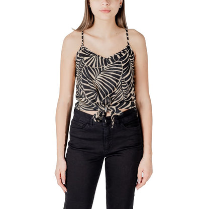 Only Black Viscose Tank Tops Only