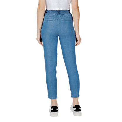 Only Blue Lyocell Casual Pants Only