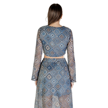 Only Blue Recycled Polyester Top Only