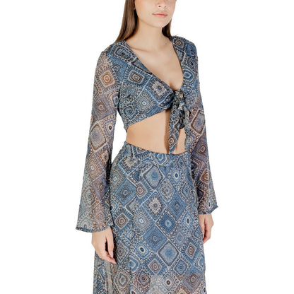 Only Blue Recycled Polyester Top Only