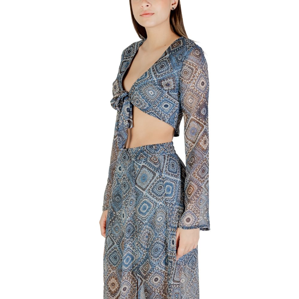 Only Blue Recycled Polyester Top Only